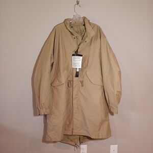 Add Down Men's Tan Parka Coat Size 36 New Nwt